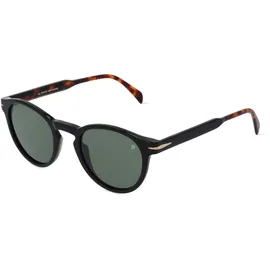 David Beckham Db 1111/s Herren-Sonnenbrille Vollrand Rund Acetat-Gestell, schwarz