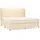 vidaXL Boxspringbett 200 x 200 cm Creme