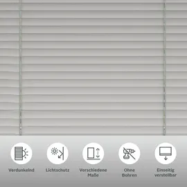MY HOME Aluminium-Jalousie 170 x 175 cm Silber