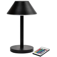 Duni LED Lampe kabellos Zelda Schwarz, 6 Stk/Krt (6 x 1 Stk)