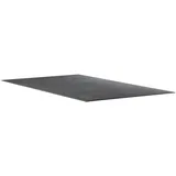 Sieger Tischplatte 160 x 90 cm Kunststoff Anthrazit