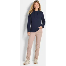GOLDNER Langarm Viskose-Pullover, Stehbund", in marine | Gr.: 52,