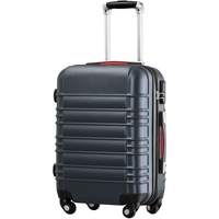 Koffer-Baron® »Hartschalenkoffer Premium Handgepäck Gr. L,  ABS, Grau