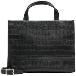 Liebeskind Berlin Lou 2 Satchel M Kroko Schwarz, schwarz silber