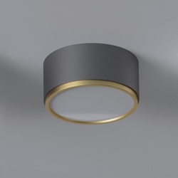 Modern Spot- Deckenleuchte Kaps - Schwarz/Gold