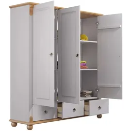 OTTO home Wäscheschrank Tessin 128 x 140 x 38 cm Weiß