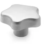 Ganter Normelemente | Edelstahl - Sterngriff - GN 5334-40-M8-E | matt gestrahlt | 1 Stück