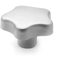 Ganter Normelemente | Edelstahl - Sterngriff - GN 5334-40-M8-E | matt gestrahlt | 1 Stück