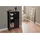 Livetastic Weinschrank 76,8 x 33 x 124,4 cm Schwarz
