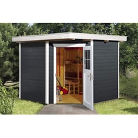 Weka Gartenhaus 229 2,39 x 2,35 m anthrazit