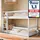 Kids Collective Etagenbett 80 x 180 cm Kiefer massiv weiß