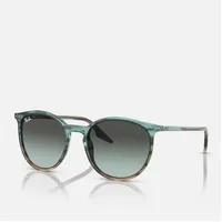 Ray-Ban RB2204-1394GK-54 - Damen/Herren Sonnenbrille - Striped Blu Gradient Green - Einheitsgröße