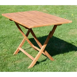 ALEOS. Gartentisch 120 x 70 x 76 cm Braun
