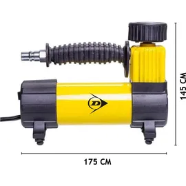 Dunlop Mini-Kompressor 12 Volt Gelb