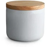 Springlane Vorratsdose Keramik hellgrau 10,1 x 9,3 cm 400 ml