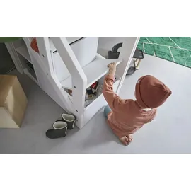 Lifetime Halbhochbett Breeze 257 x 128 x 102 cm Kiefer massiv weiß