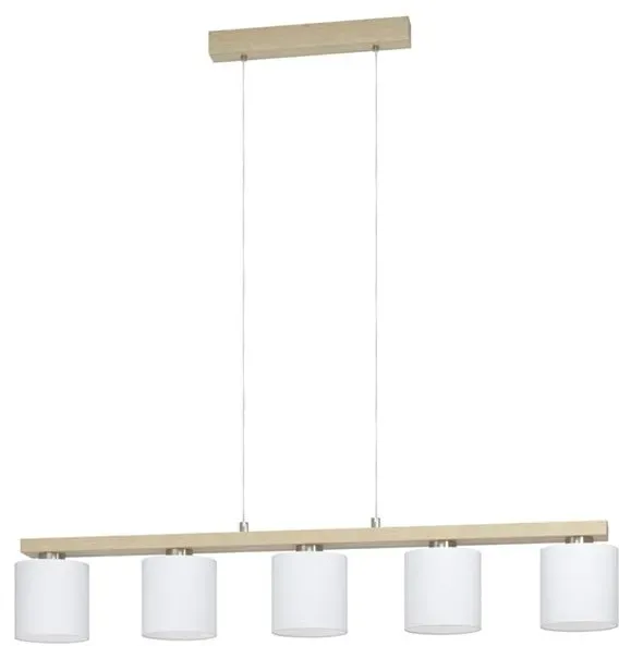 CASTRALVO LONG TABLE E27 5L GS/HOLZ/WEISS