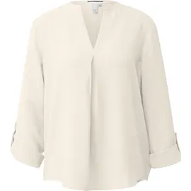 QS Langarmbluse mit Turn-up Beige 32