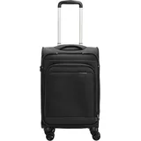 d & n Travel Line 9504 4-Rollen Cabin 55 cm / 35 l schwarz