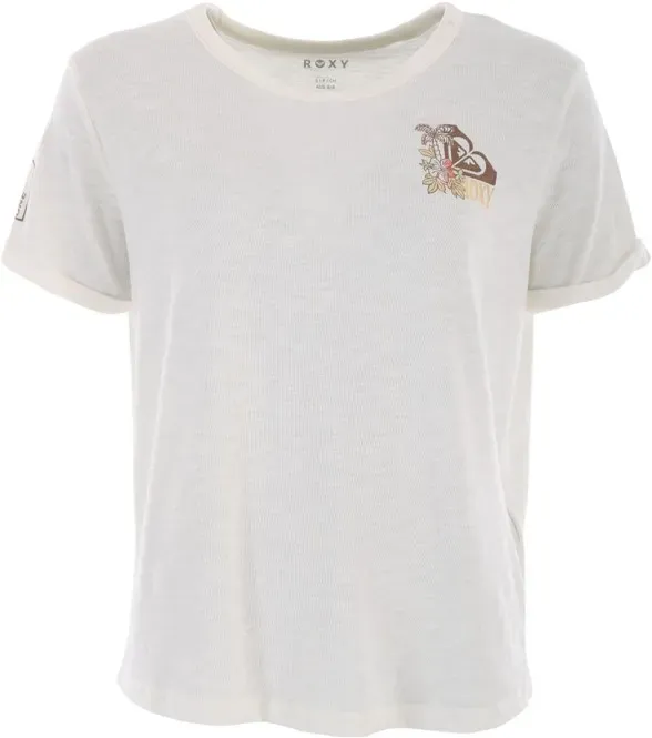 ROXY X WH1 OCEANWAVE REGULAR T-Shirt 2025 egret - XS