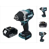 Makita DTW 700 G1 Akku Schlagschrauber 18 V 700 Nm 1/2" XPT Brushless + 1x Akku 6,0 Ah - ohne Ladegerät