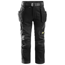 Snickers FlexiWork Junior Hose 152 schwarz-schwarz