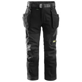 Snickers FlexiWork Junior Hose 152 schwarz-schwarz