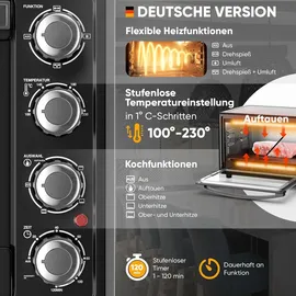 STILLSTERN Minibackofen schwarz