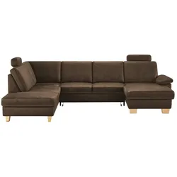 Kollektion Kraft Wohnlandschaft Kunstleder Samu ¦ braun ¦ Maße (cm): B: 316 H: 90 T: 235.0