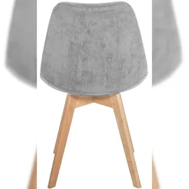 CLP 4er Set Esszimmerstuhl Linares Cord