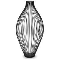 Spetebo Metall Vase im Gitter Design für Trockenblumen -
