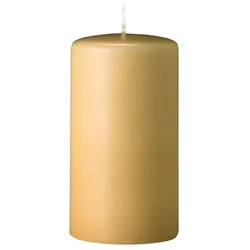 Kopschitz Kerzen Mini Stumpenkerzen für den Weihnachtsbaum, Pyramide Beige 50 x Ø 30 mm, 20 Stück