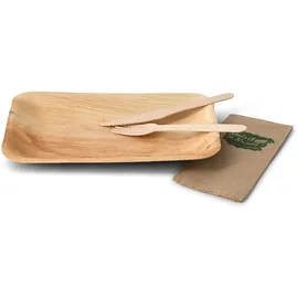 Greenbox - Palmblatt, 25 x 15 cm, rechteckig, 25 St.