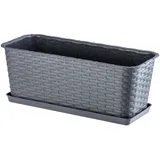Kadax Balkontopf 40 x 17 x 15 cm Türkis