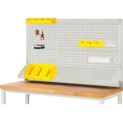 Rau System-Aufbau (Komplettset-02 B1500 mm), zur Montage auf Arbeitsplatte, RAL7035