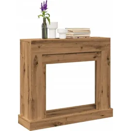 vidaXL Kaminumrandung 100 x 30 x 87,5 cm Braun