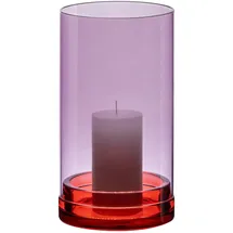 REMEMBER Windlicht Lucius Glas Lila