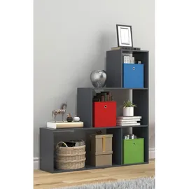 VCM Dubila Raumteiler 117 x 29 x 123 cm Anthrazit