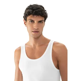 MEY Achselhemd "Dry Cotton", Herren, Gr. 5M, N-Gr, weiß, Single Jersey, Obermaterial: 57% Baumwolle, 38% Polyester, 5% Elasthan, unifarben, körpernah, Rundhals, Unterhemden, mit körpernaher Passform, Single-Jersey, atmungsaktiv