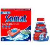 SOMAT Tabs 70 AW Classic Power, Geschirrspül Tabs mit Fettlösekraft für kraftvolle Reinigung, für sauberes Geschirr + Somat Duo Power Experten Intensiv-Maschinenreiniger 250ml