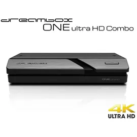 DreamBox One Combo Ultra HD BT 1x DVB-S2X MIS / 1xDVB-C/T2 Tuner 4K 2160p E2 Linux Dual WiFi H.265 HEVC