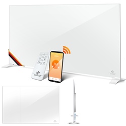 KESSER® Infrarotheizung Aluminiumheizung Energiesparend 2in1 Standgerät & Wandmontage Elektroheizung mit Erkennung Offener Fenster + Fernbedienung & App-Steuerung Thermostat Infrarot Heizpaneel