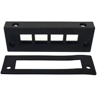 TRU Components DVK-W4 Kabeleinführungsleiste Klemm-Ø (max.) 16mm Polyamid Schwarz