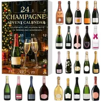 Adventskalender 2025 Männer, Champagne Adventskalender 2025, Sekt Advent Calendar, Weihnachtskalender Geschenke für Männer, Adventskalender-Alkohol, 24 Day Christmas Advent Calendar Gift Herren