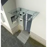 Glaszentrum Hagen - Typ/S3 200x90cm Glasvordach Vordach VSG - Klarglas