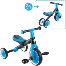 GLOBBER Learning Trike 2in1 hellblau