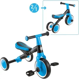 GLOBBER Learning Trike 2in1 hellblau