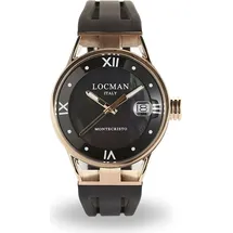 Locman Damenuhr Montecristo Lady Ref. 0521V14 in Schwarz | Schwarz/Gold