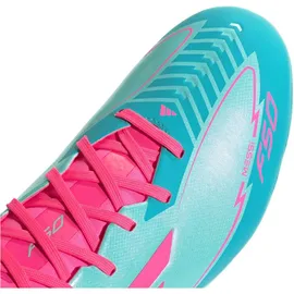 adidas F50 League Messi FG/MG Herren flash aqua/lucid pink/lucid cyan 47 1/3