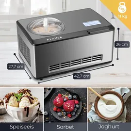 Klamer 2-in-1 Eismaschine/Joghurtbereiter